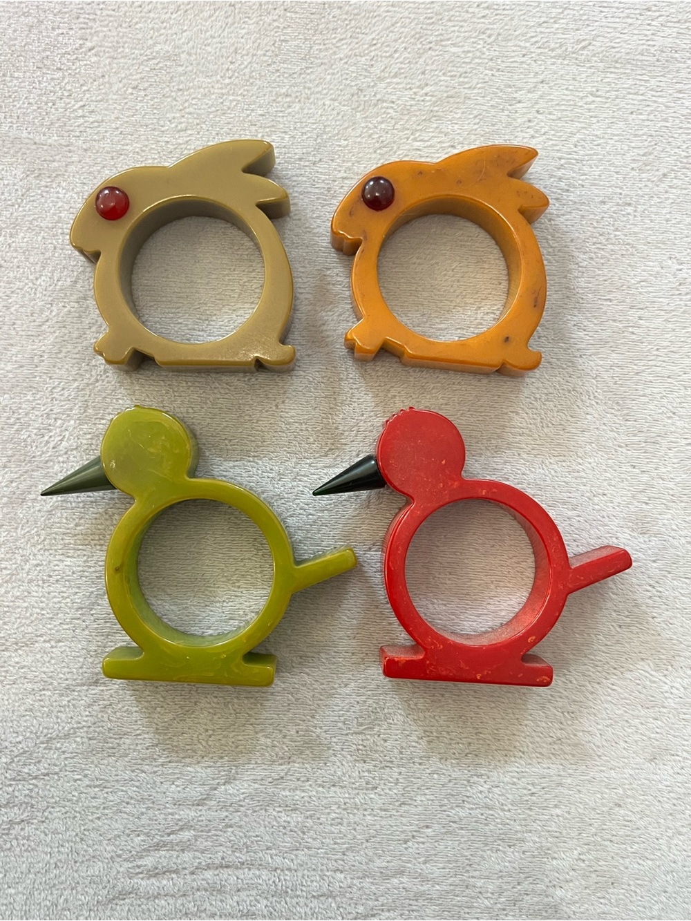 Vintage Bakelite Napkin Rings